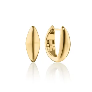 18K Gold Large "Points North" Earring