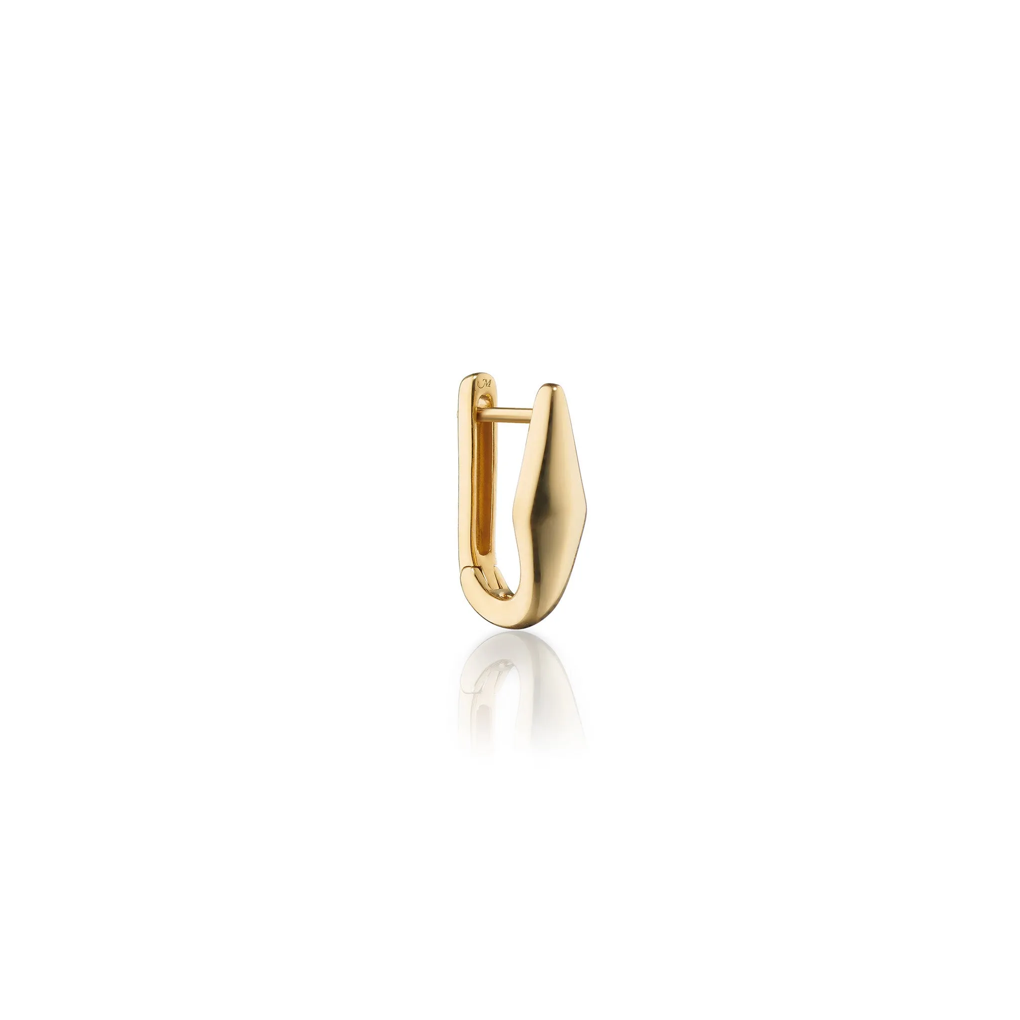 18K Gold "Points North" Earring