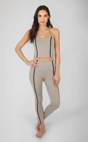 2 PC Lux Bra Tank and Ankle Legging Set