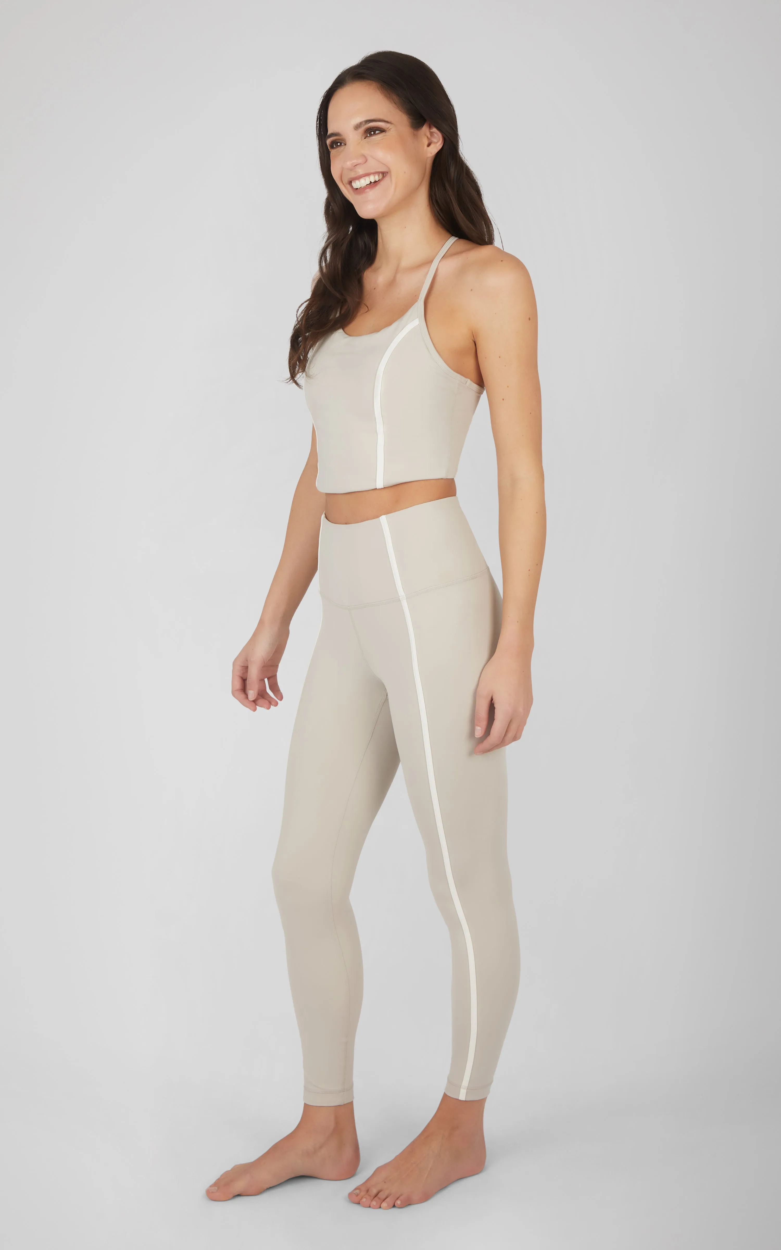 2 PC Lux Bra Tank and Ankle Legging Set