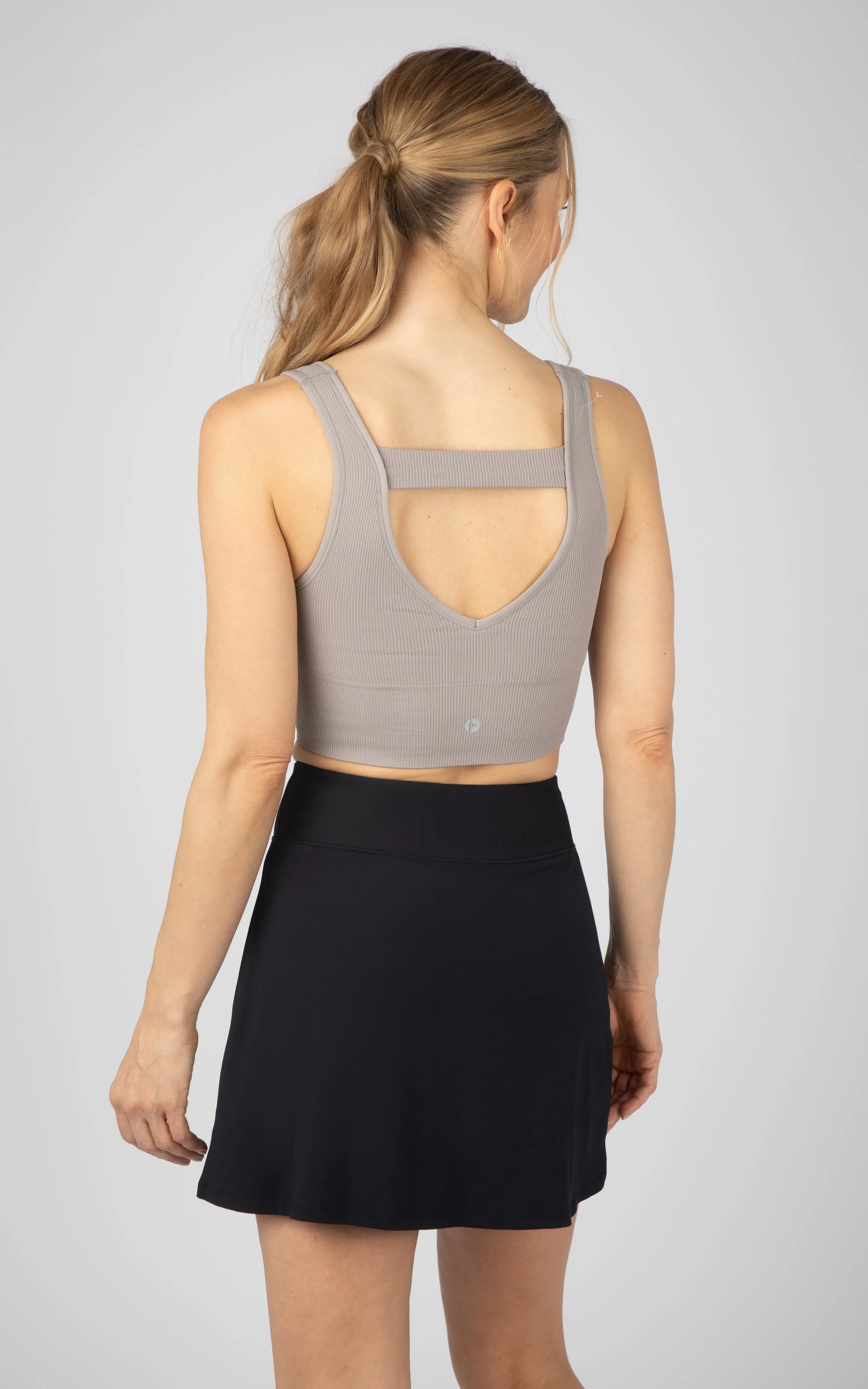 2 PK Ribbed V-Neck Tank