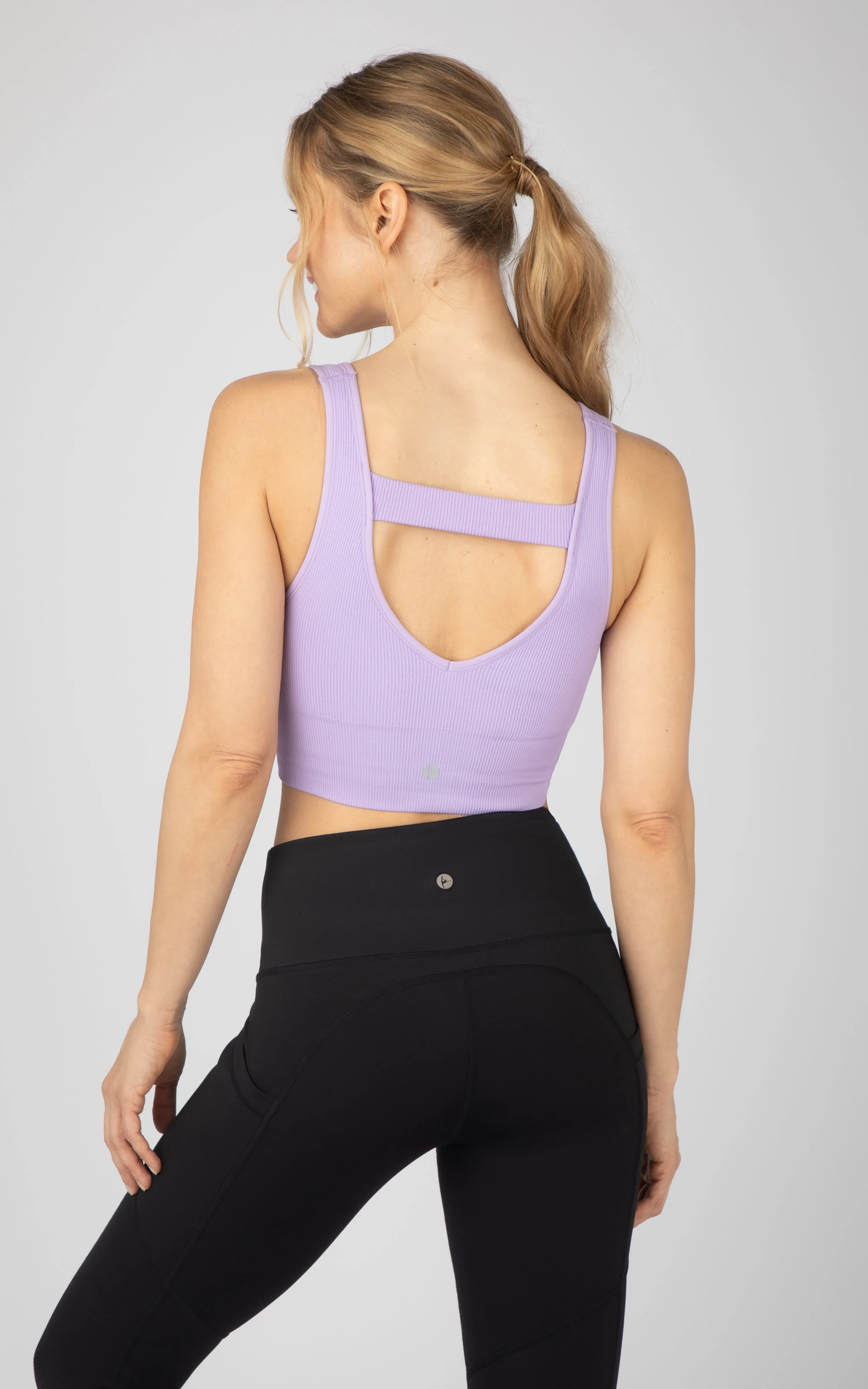 2 PK Ribbed V-Neck Tank