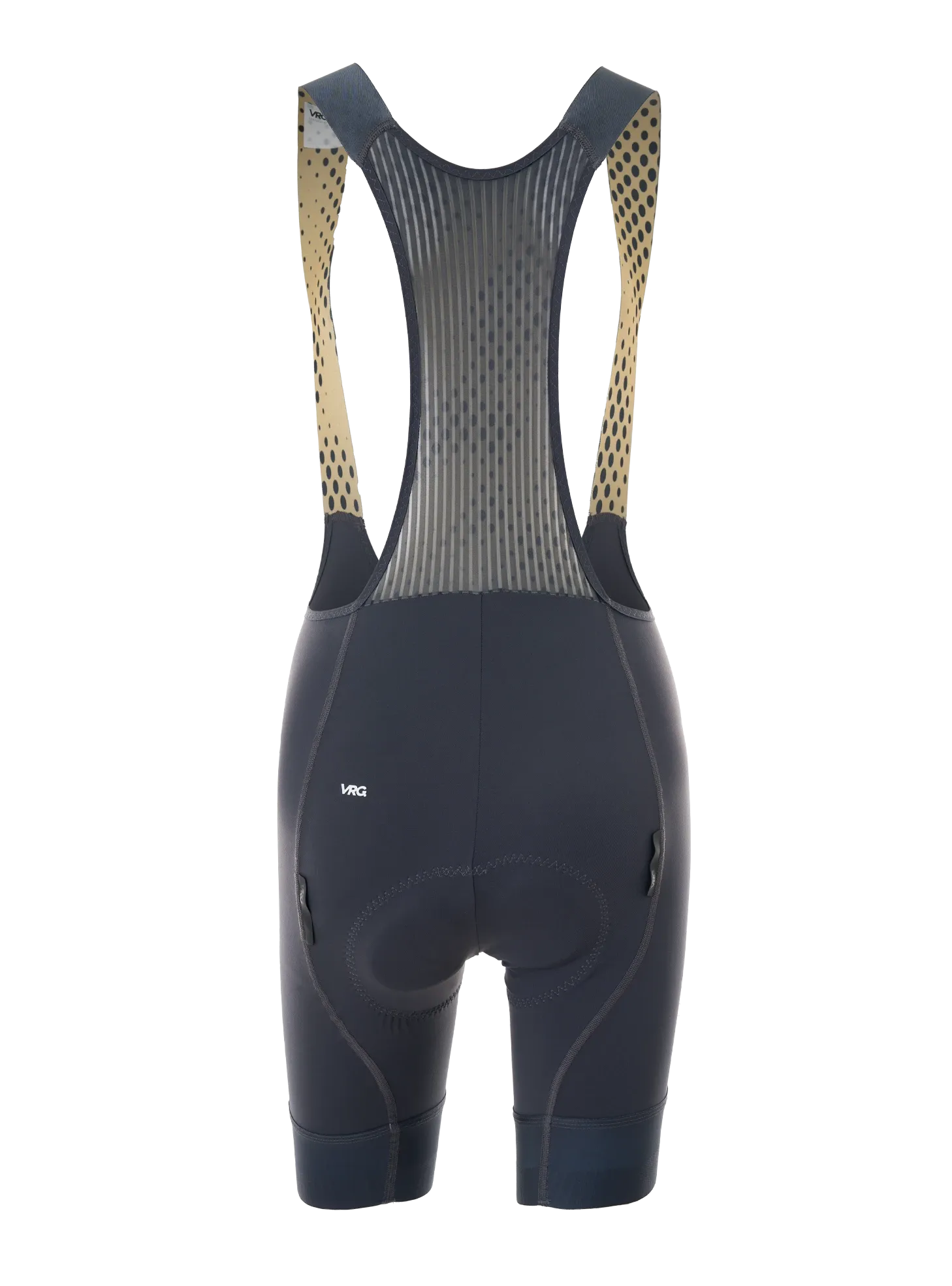 309 VRG BIB SHORT GREY - WOMEN