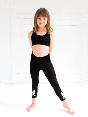 Aaliyah - Printed Activewear Capri Leggings