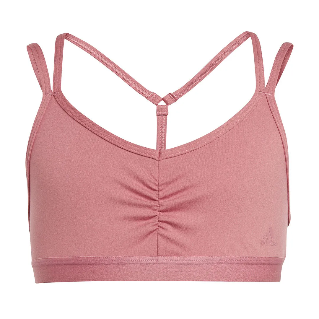 adidas - Girls' (Junior) AEROREADY Yoga Sports Bra (IC0332)