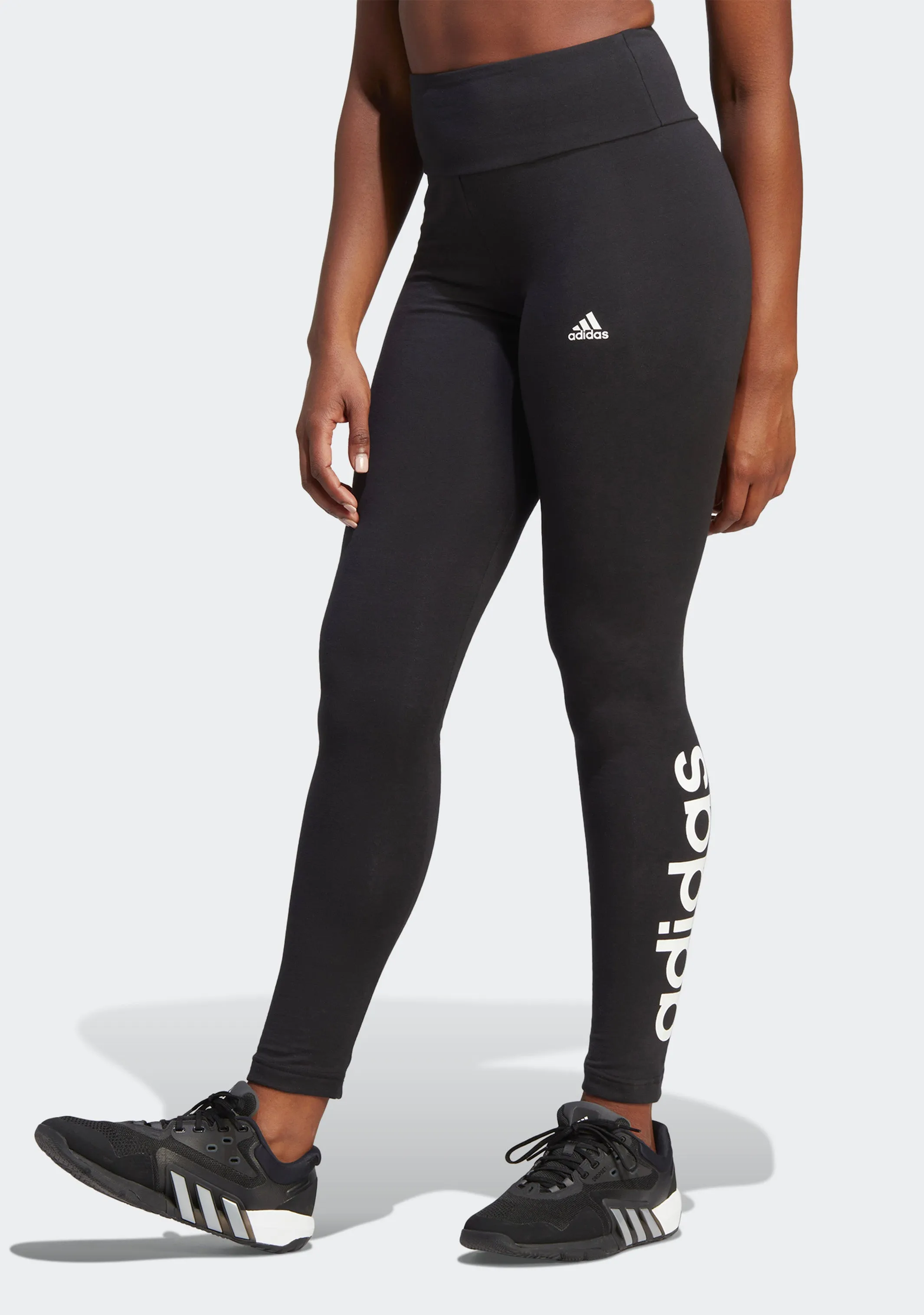 Adidas Women's Essential High-Waisted Logo Leggings
