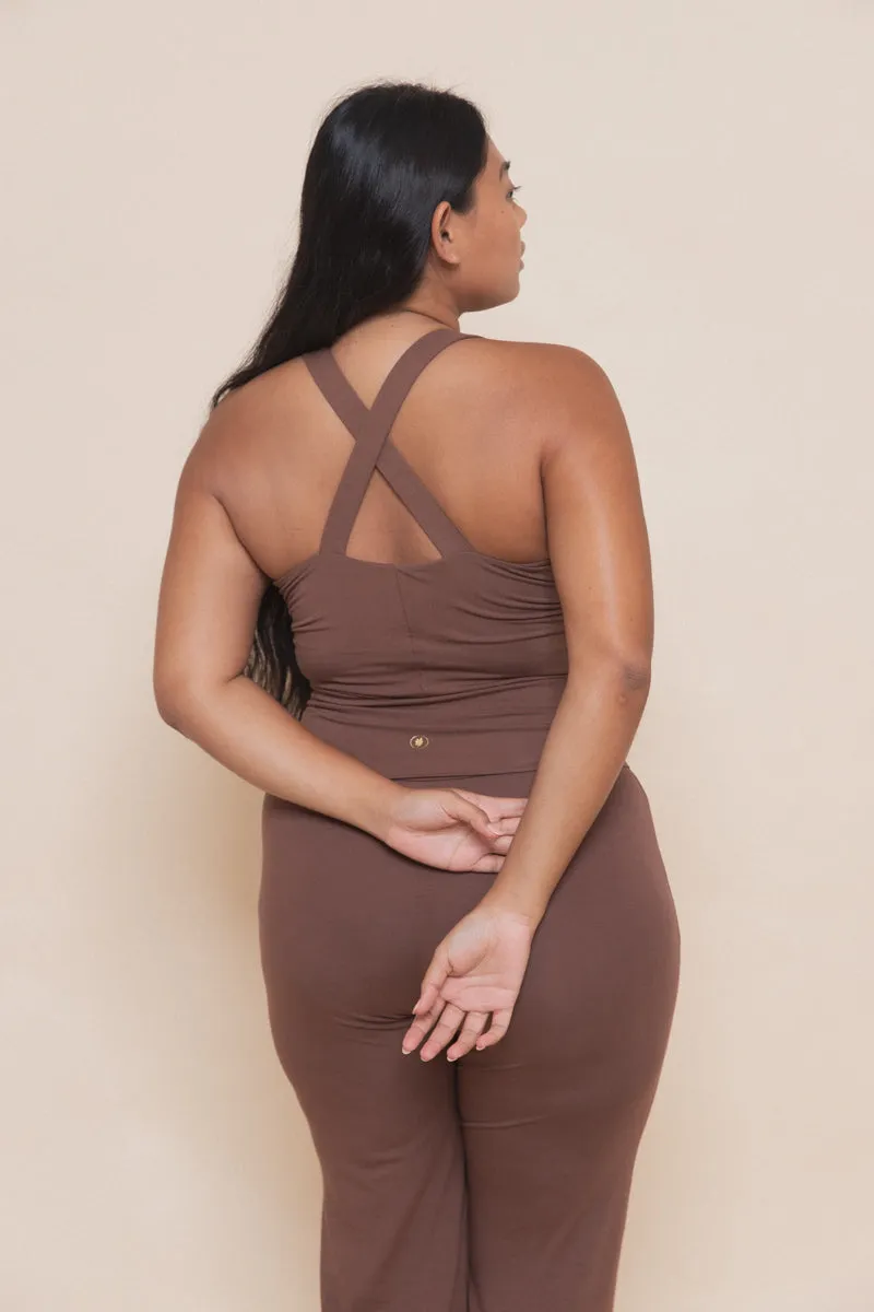 Agni Cross Top Chocolate