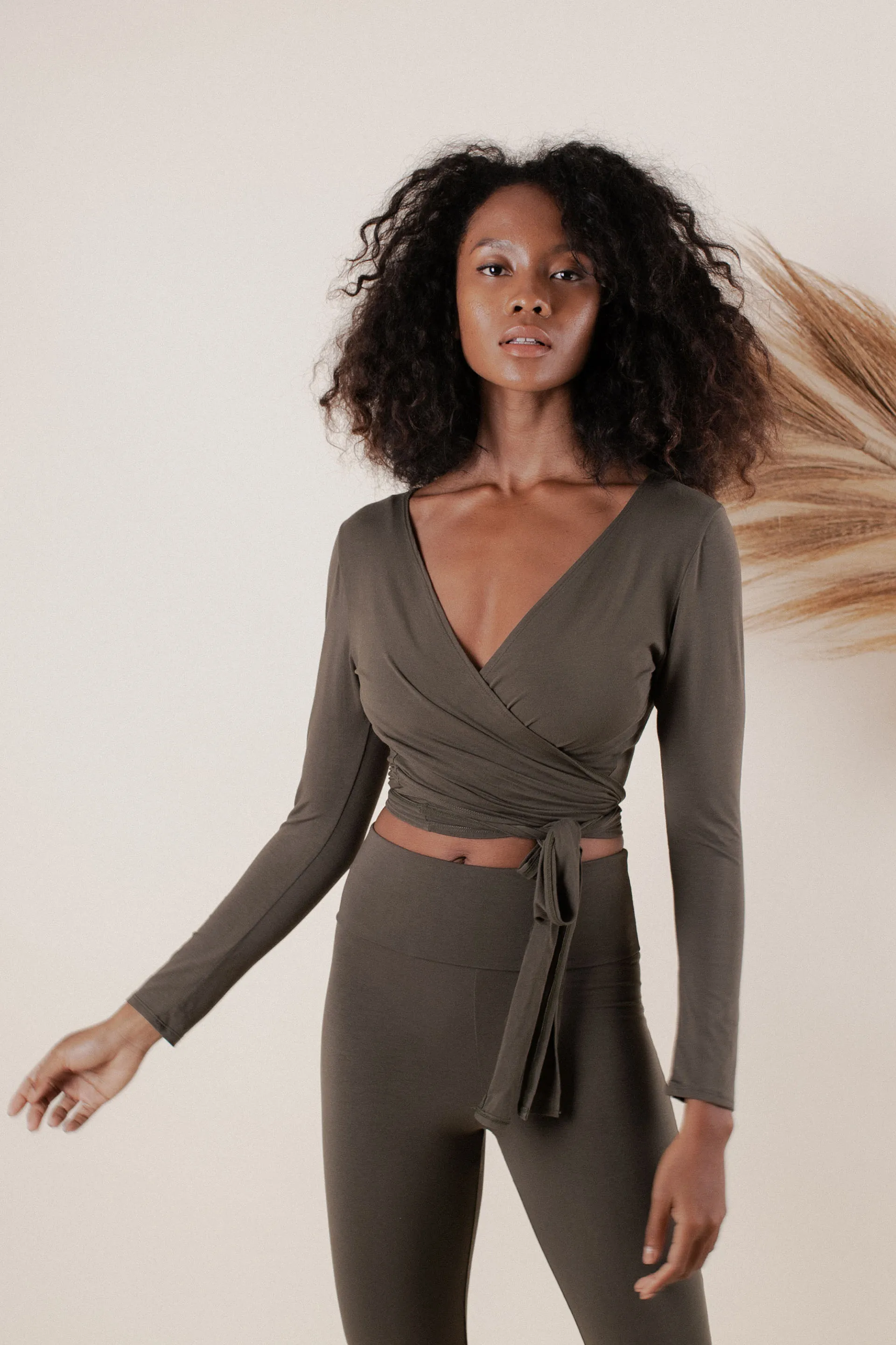 Agni Wrap Top Forest