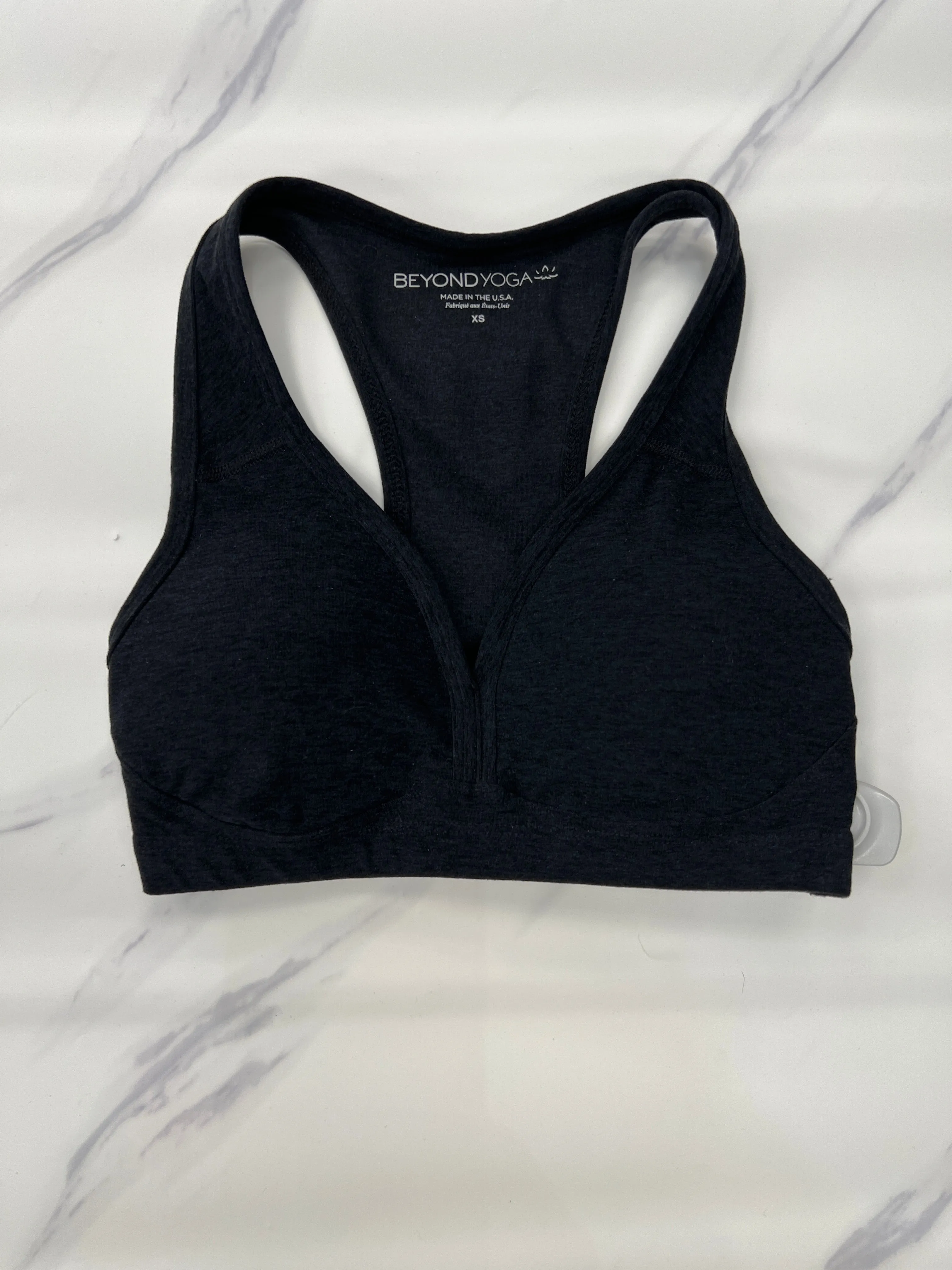 Athletic Bra By Beyond Yoga In Grey. Size: Xs