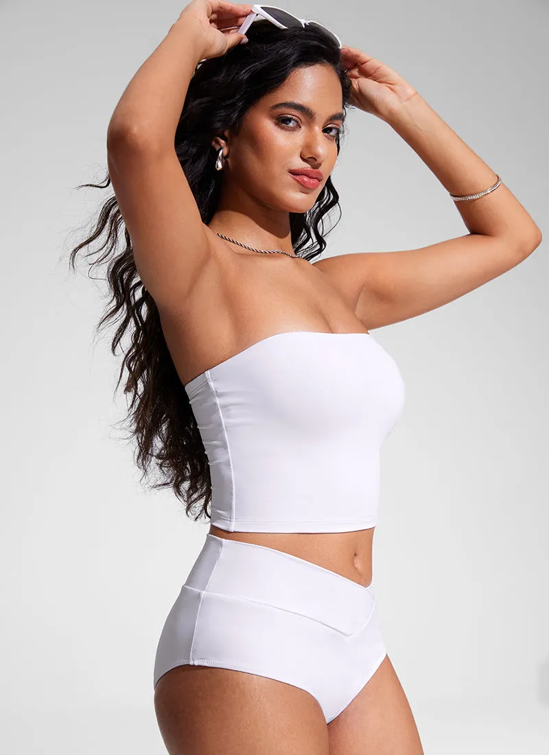 Bandeau Strapless Bikini Tops
