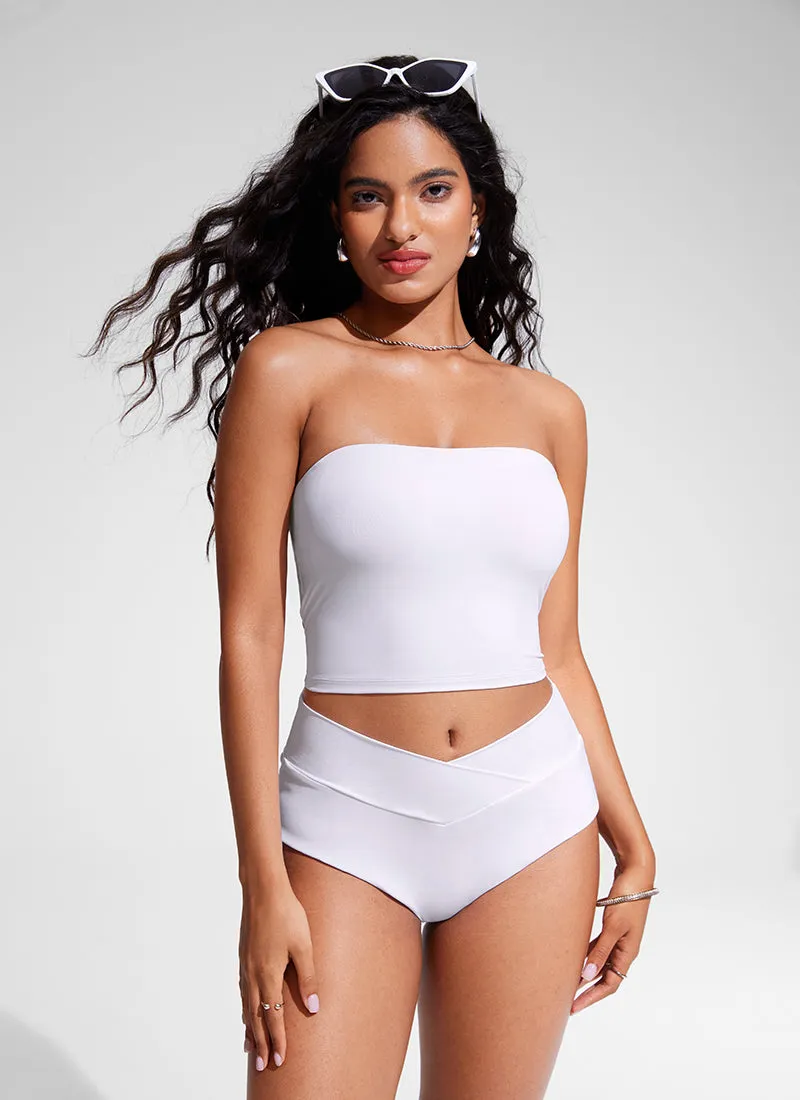 Bandeau Strapless Bikini Tops