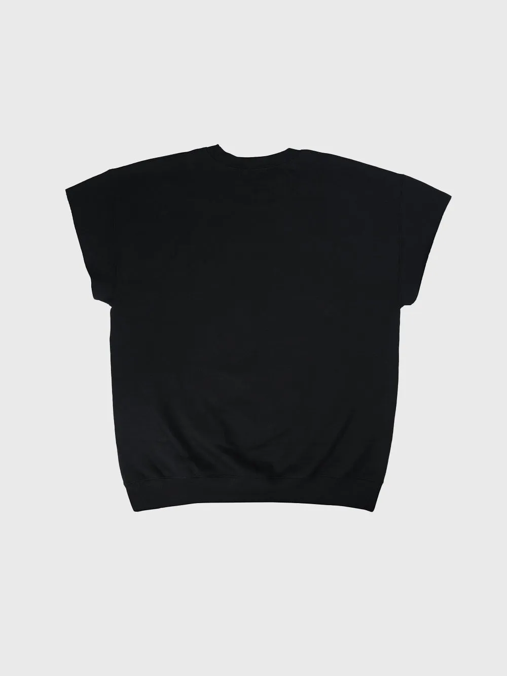 BARRY'S BLACK SLEEVELESS CREWNECK