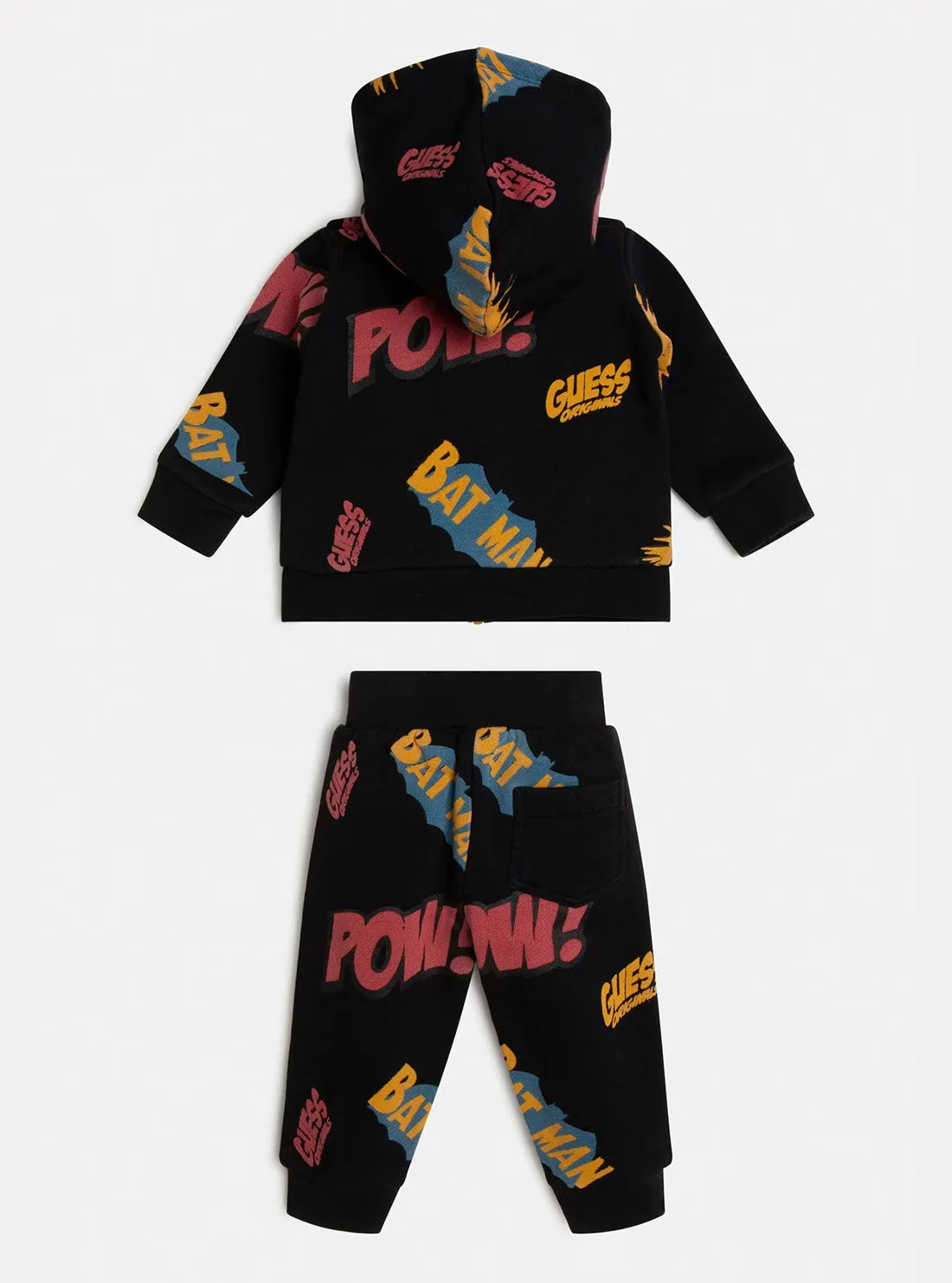 Batman Black Active Jacket And Pants 2-Piece Set (3-18m)
