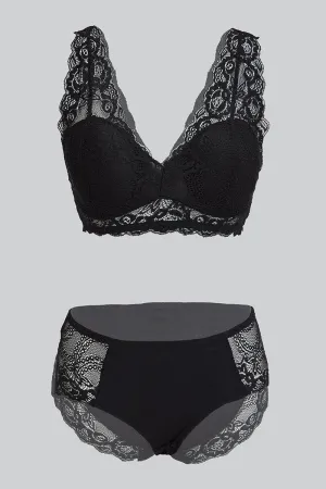 Black Lace Lingerie Set