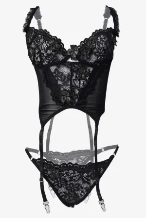 Black Lace Lingerie Set