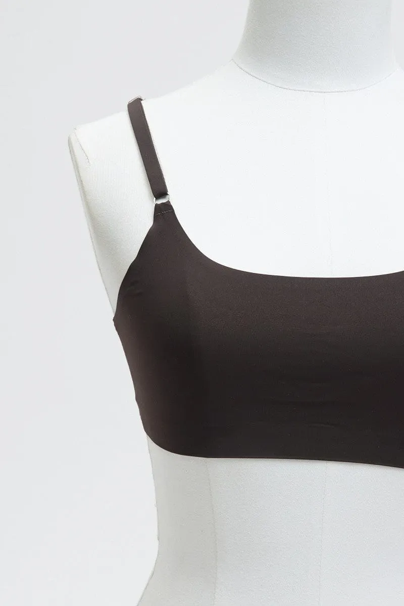 Black No Wired Lingerie Set