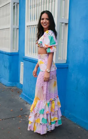 Block Print Skirt