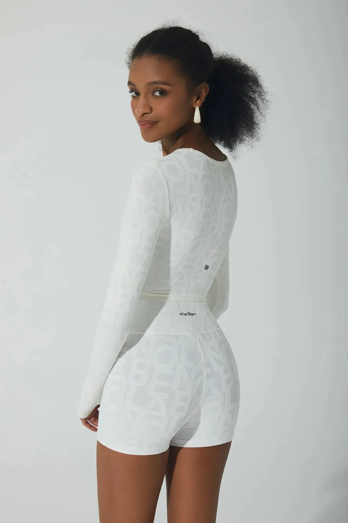 Classic Renée 3D Shorts 5” - Snow Dift