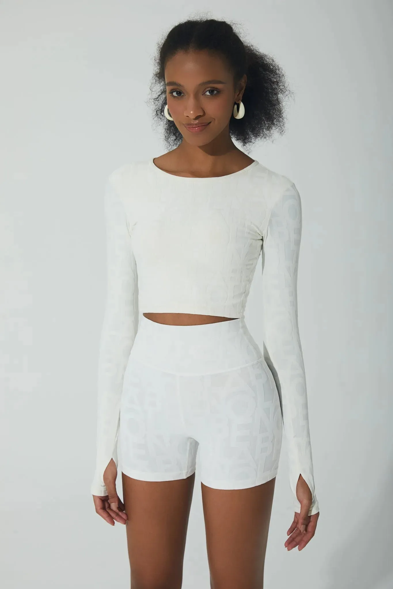 Classic Renée 3D Shorts 5” - Snow Dift