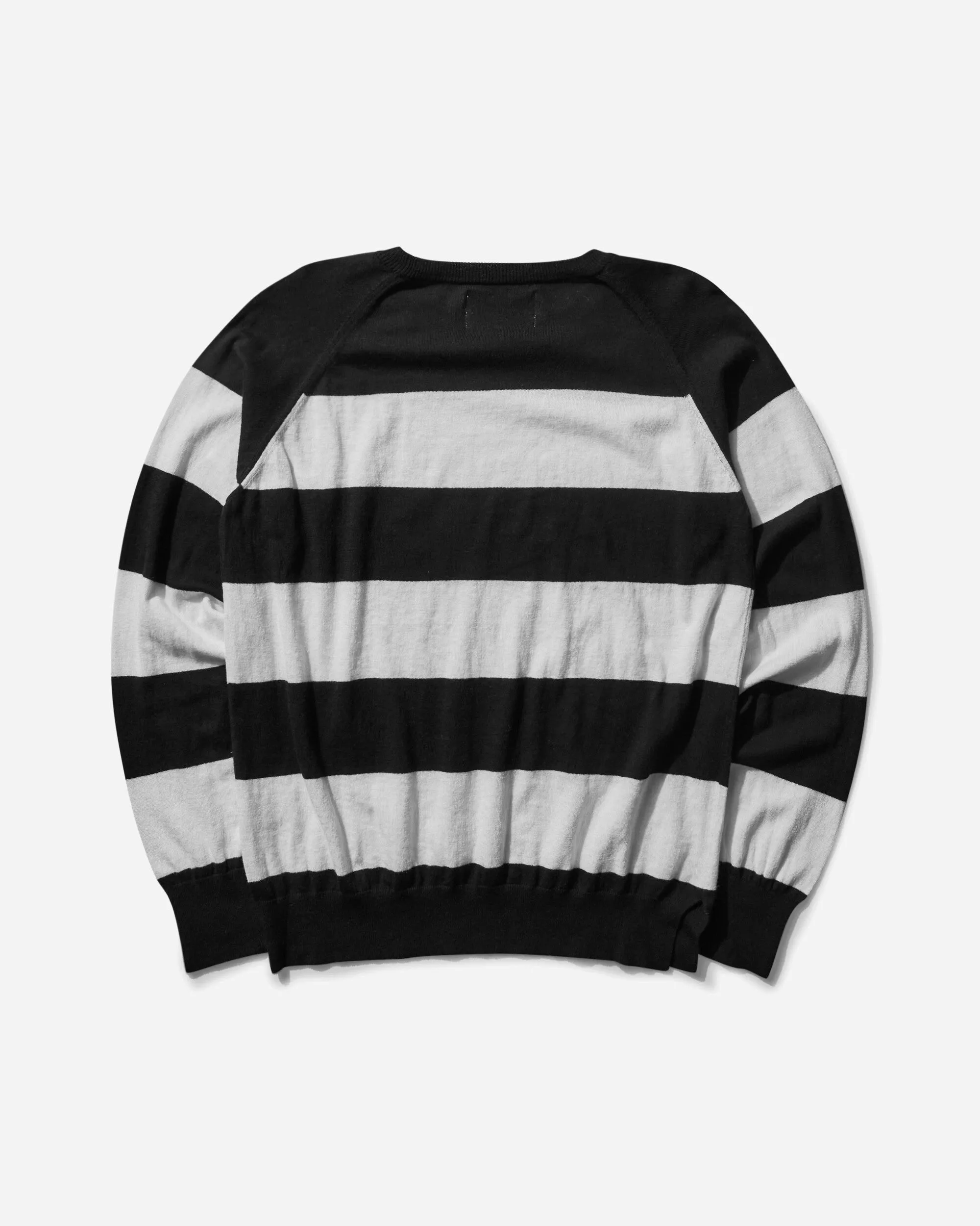 Damaged Stripe Jumper Black / White