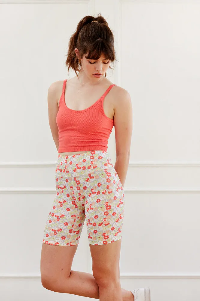 Ditsy Floral Harper Biker Shorts 8"