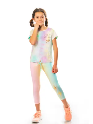 Fenna Pastel Activewear Capri Leggings