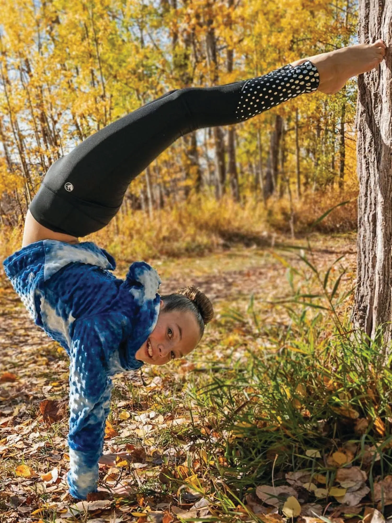 Foil Printed Activewear Leggings