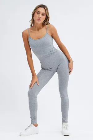Grey Unitard