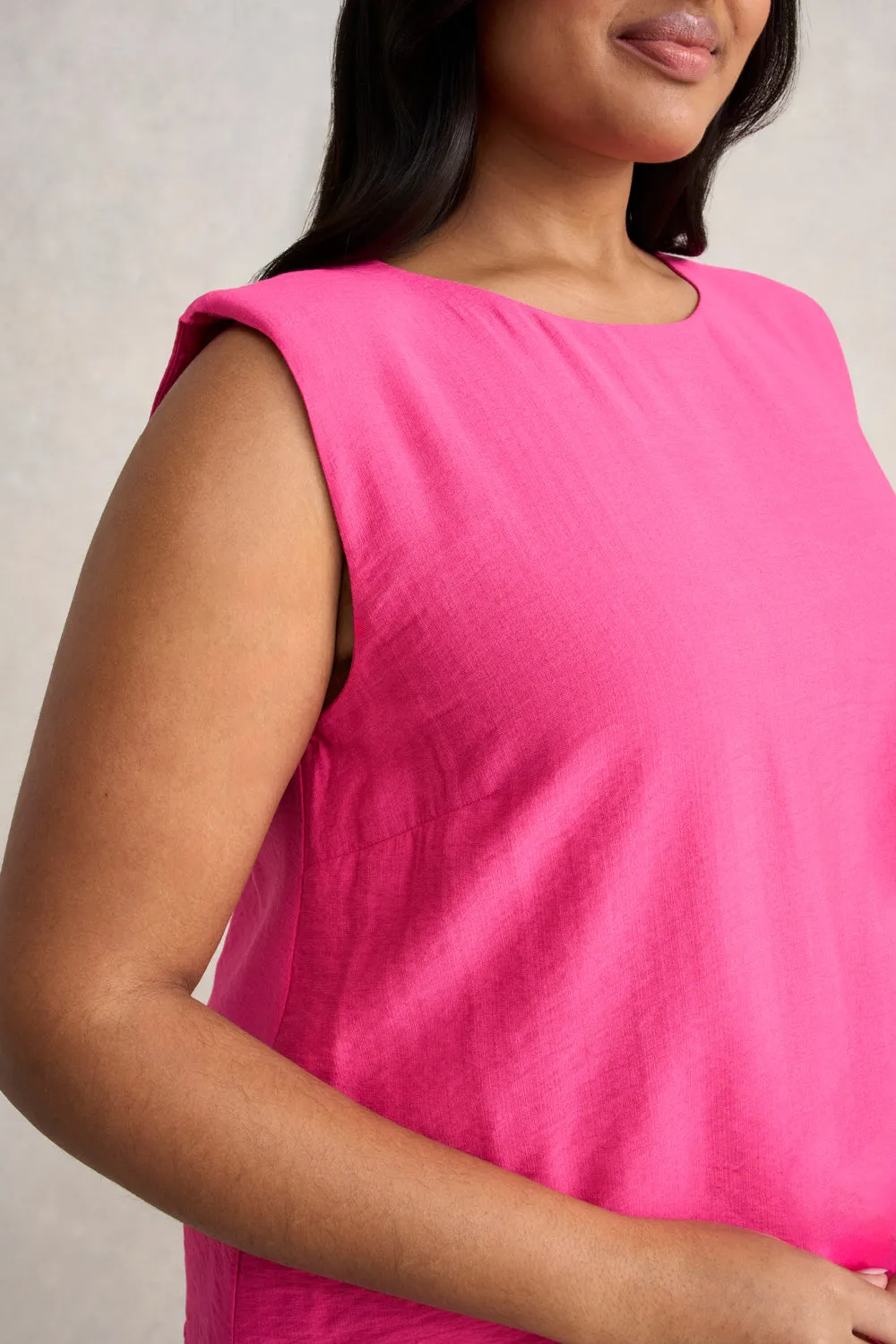 Layered Camisole - Fiery Rose
