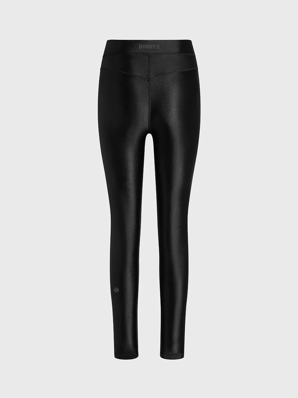 LULULEMON BLACK SHINE HR TIGHT 25" NO POCKETS