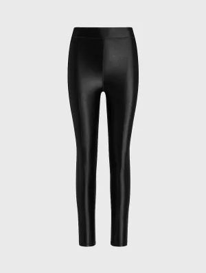 LULULEMON BLACK SHINE HR TIGHT 25" NO POCKETS