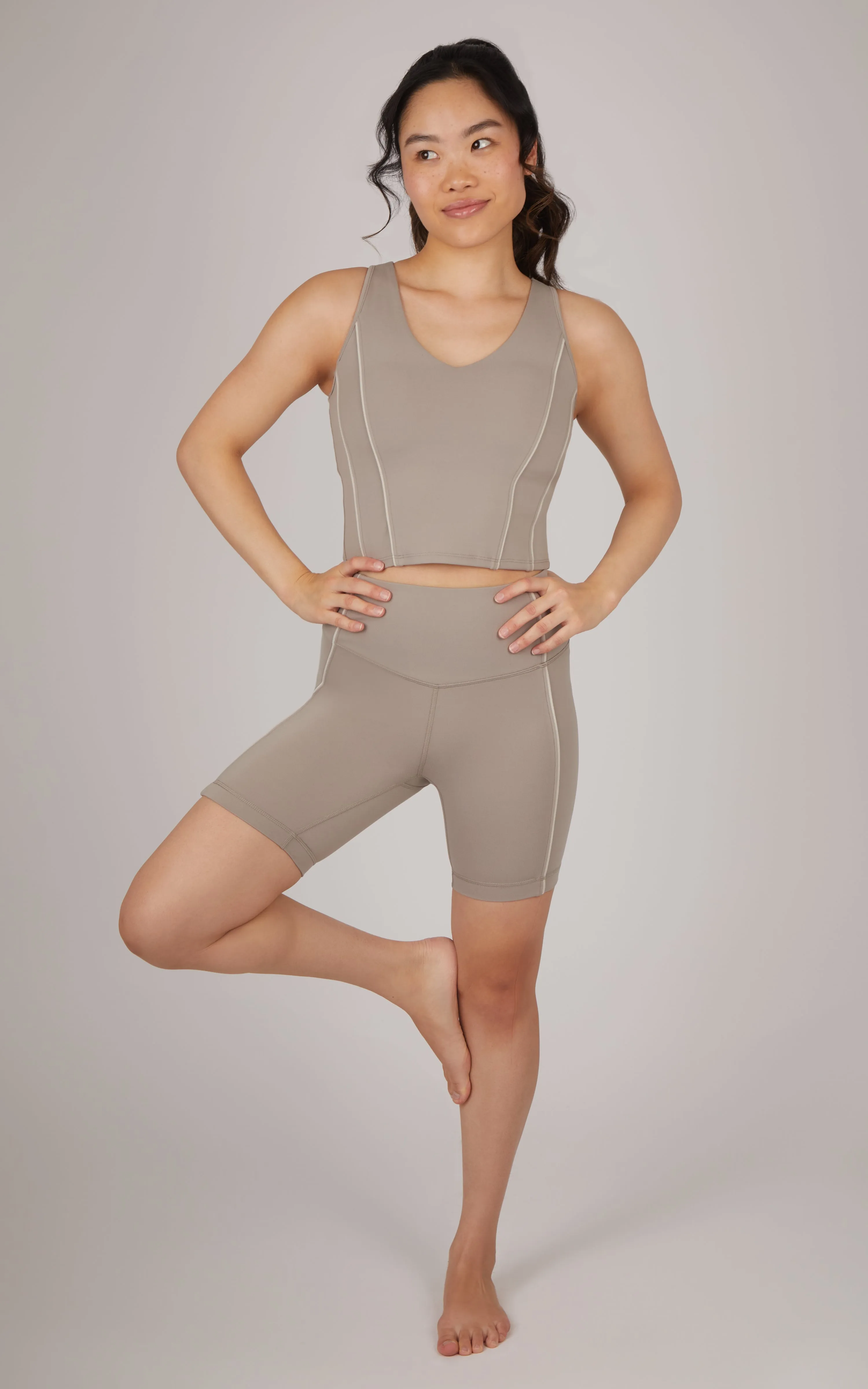 Lux High Rise V-Back/Front 7" Bike Short