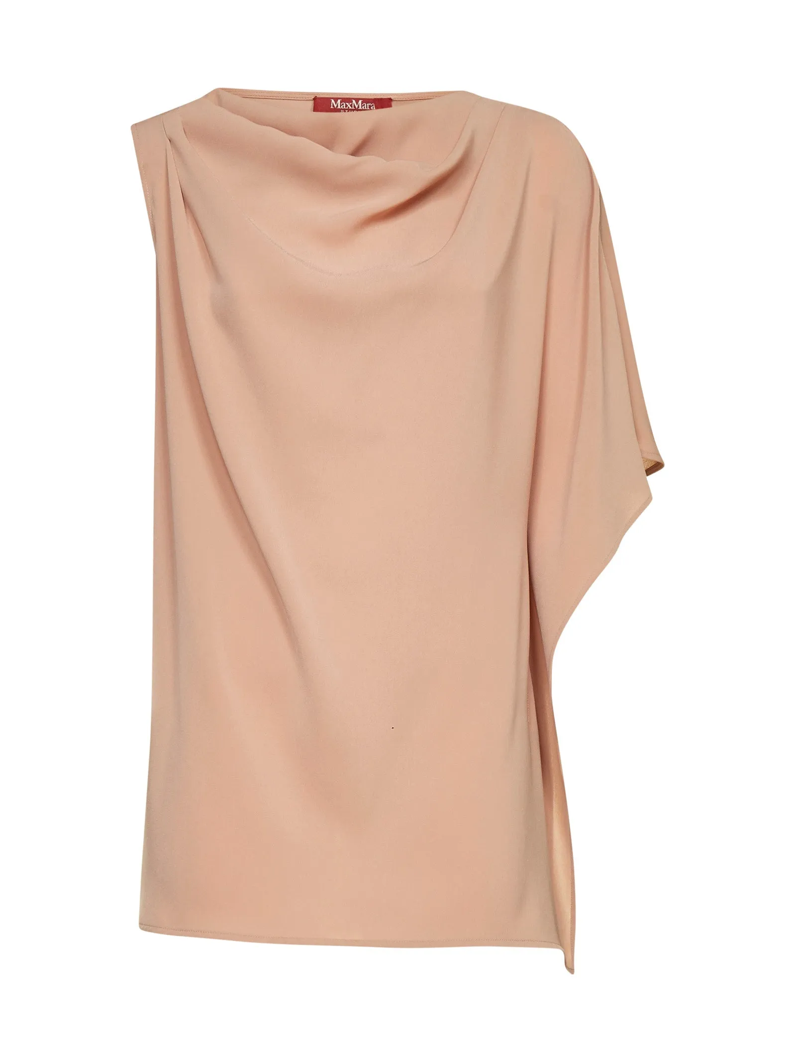 Max Mara Studio Draped One Shoulder Blouse