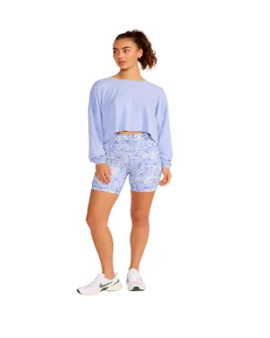 May Biker Shorts 5" - Laguna Splash