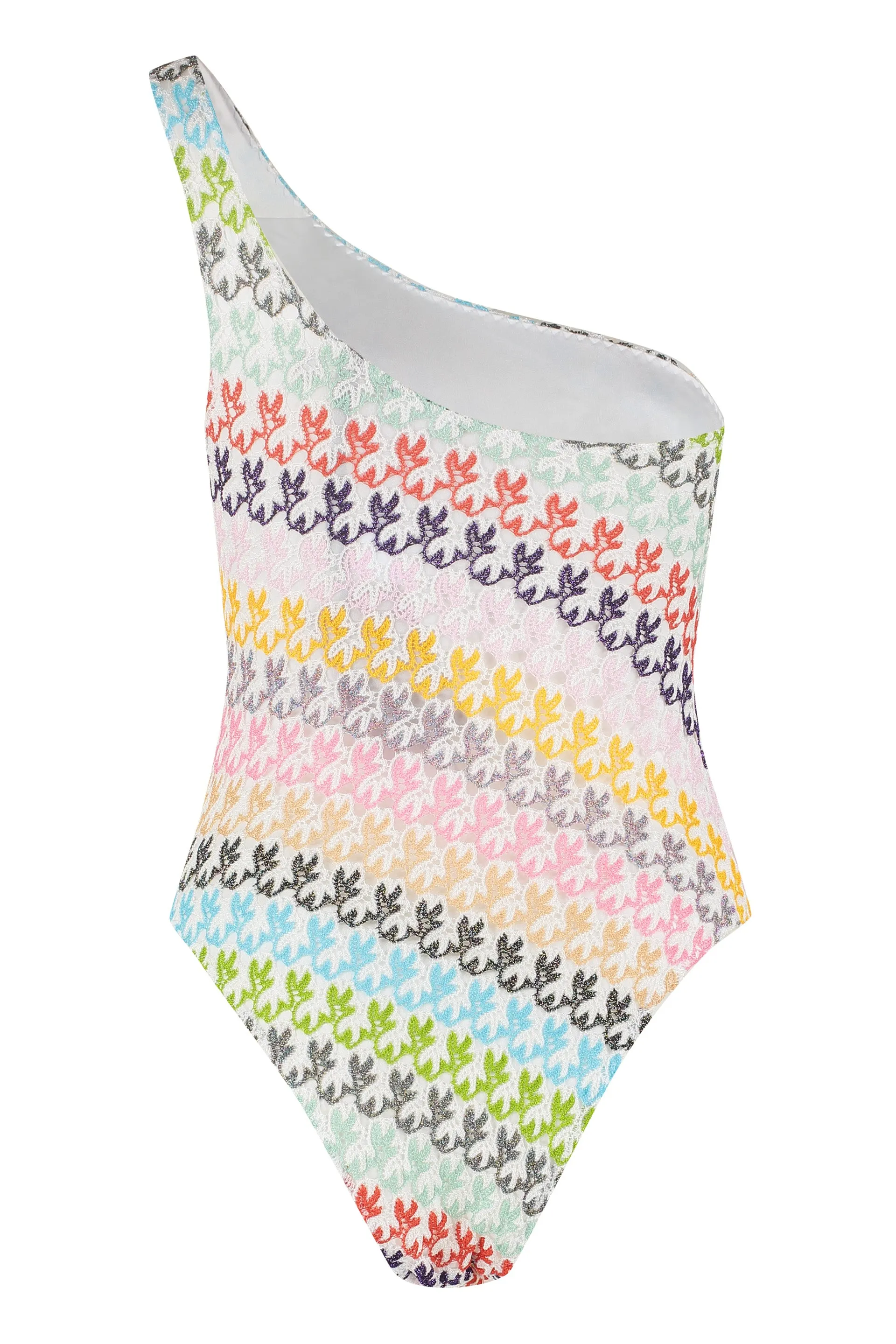 Missoni Mare One-Shoulder Swimsuit