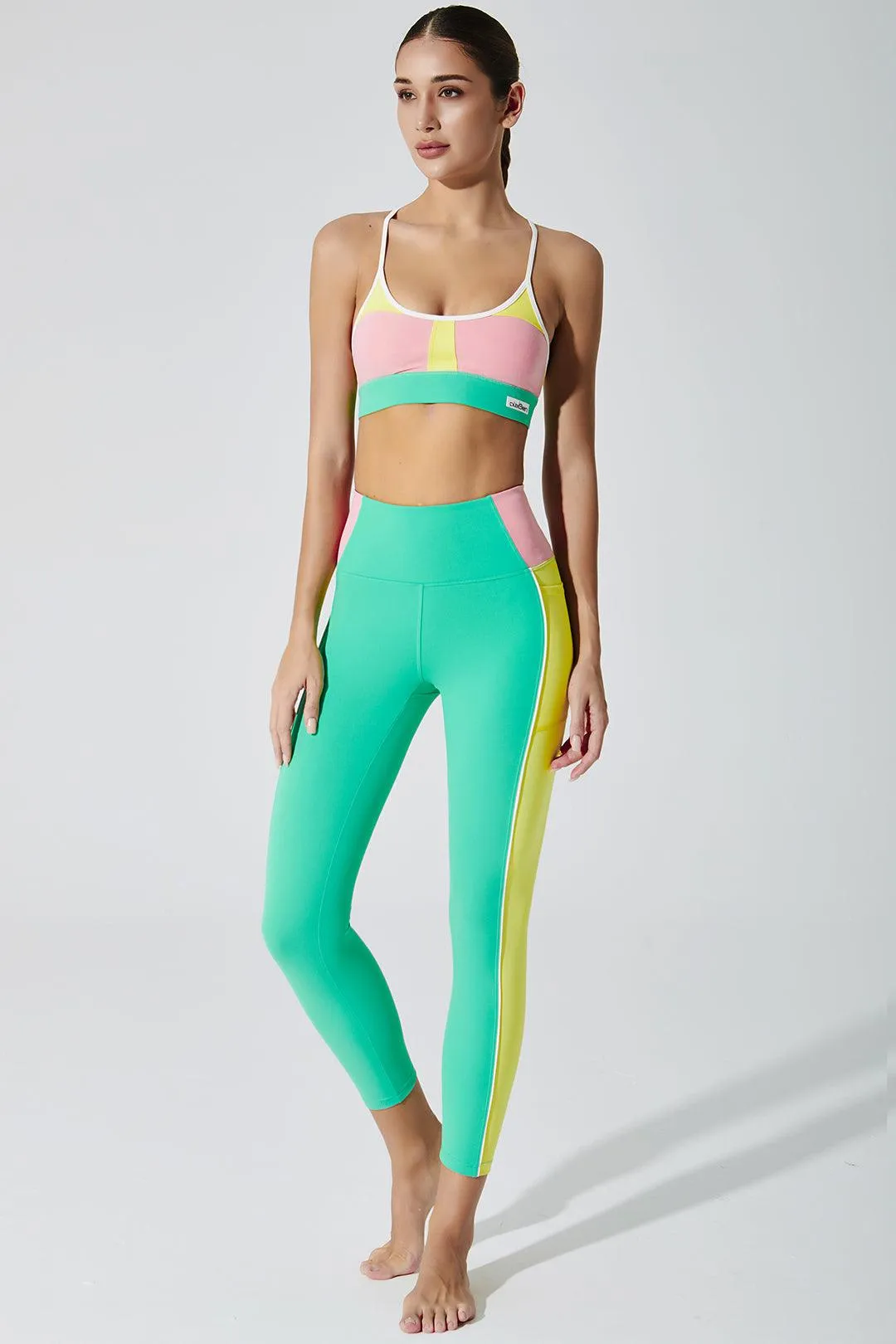 Mona Colorblock Legging - Pastel