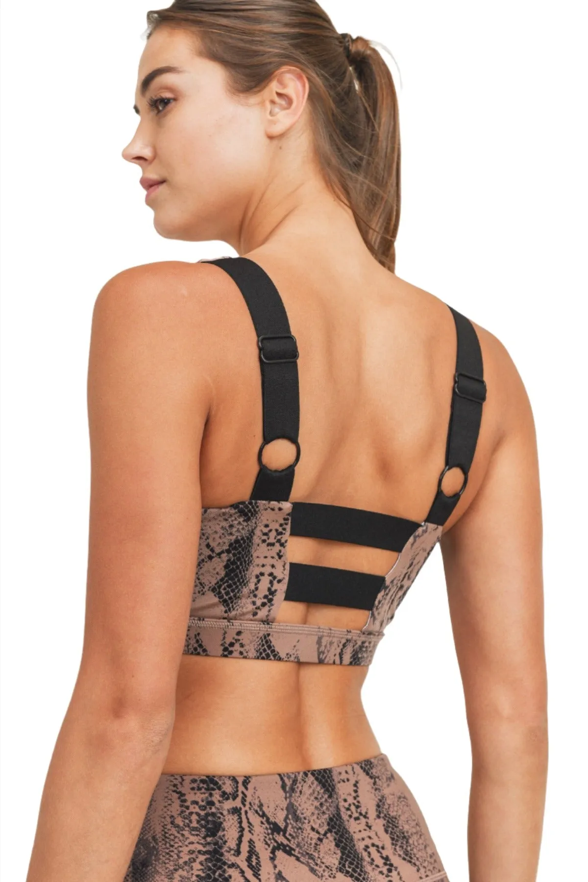 Mono B Snake Print Bra AT-3086 Plus