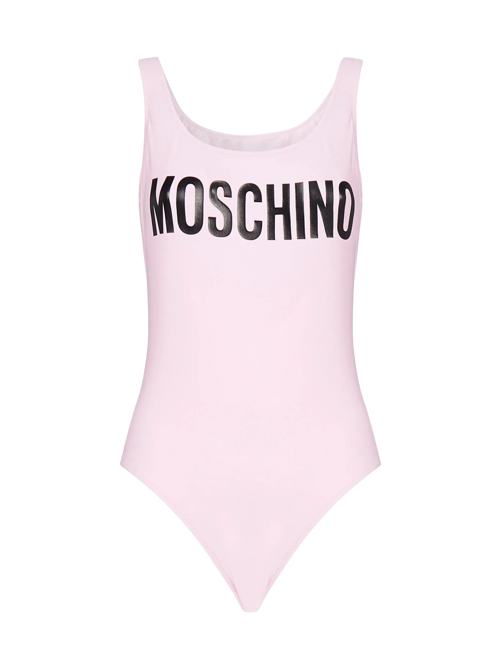 Moschino Logo Print One-Piece Swimsuit