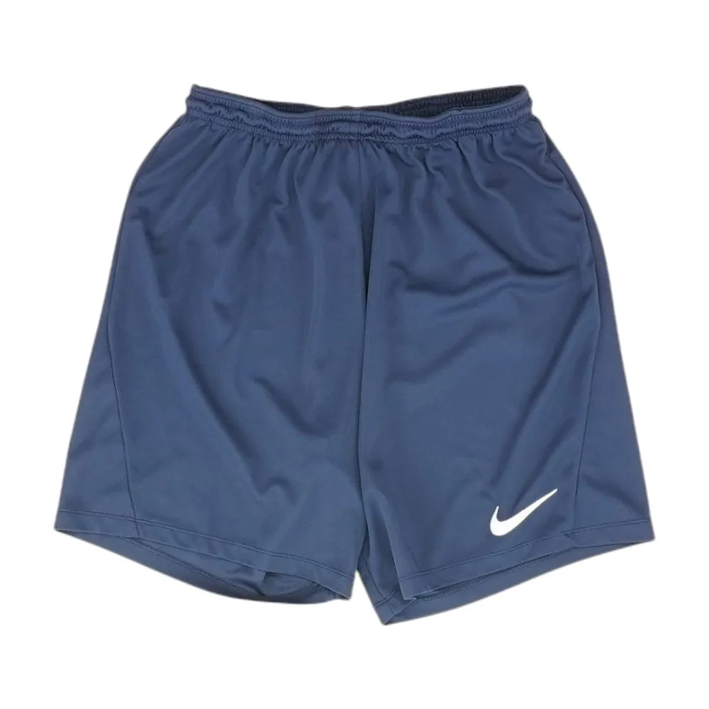Navy Solid Active Shorts