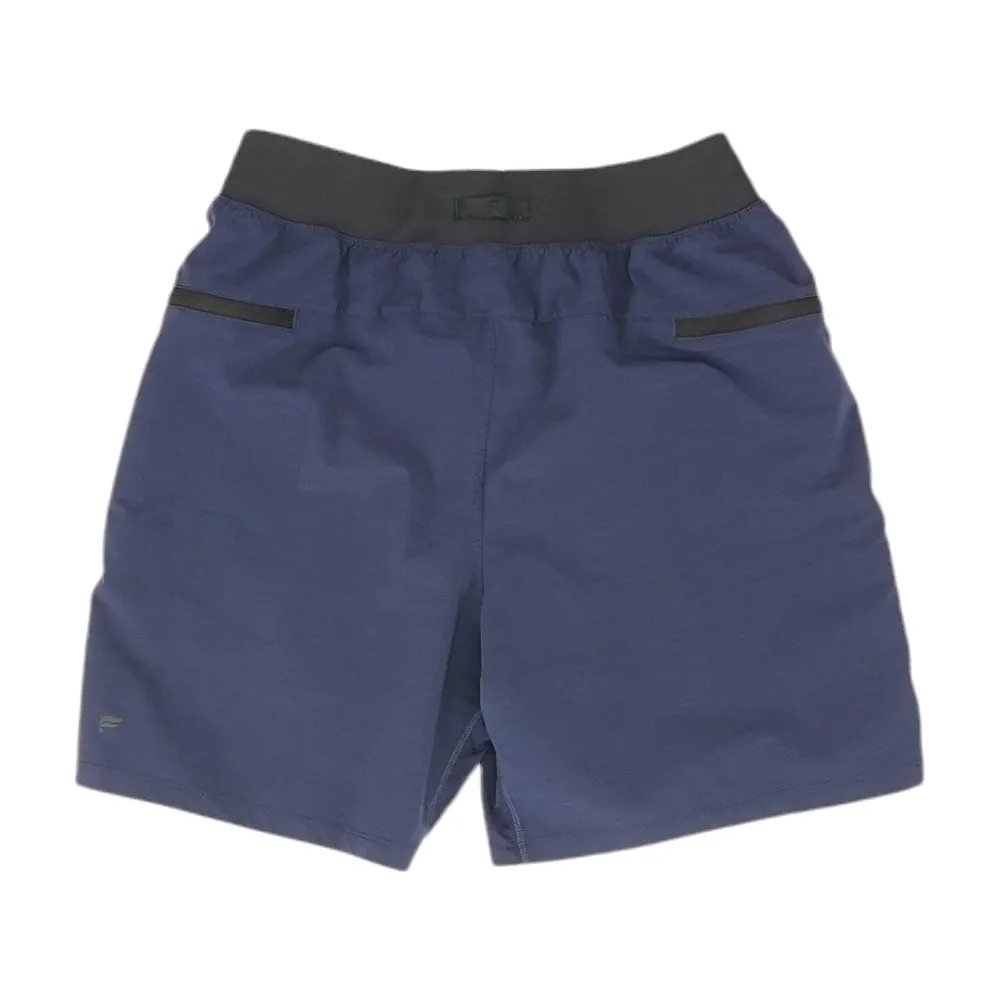 Navy Solid Active Shorts