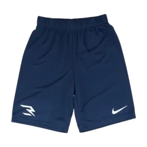 Navy Solid Active Shorts