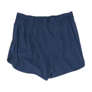 Navy Solid Active Shorts