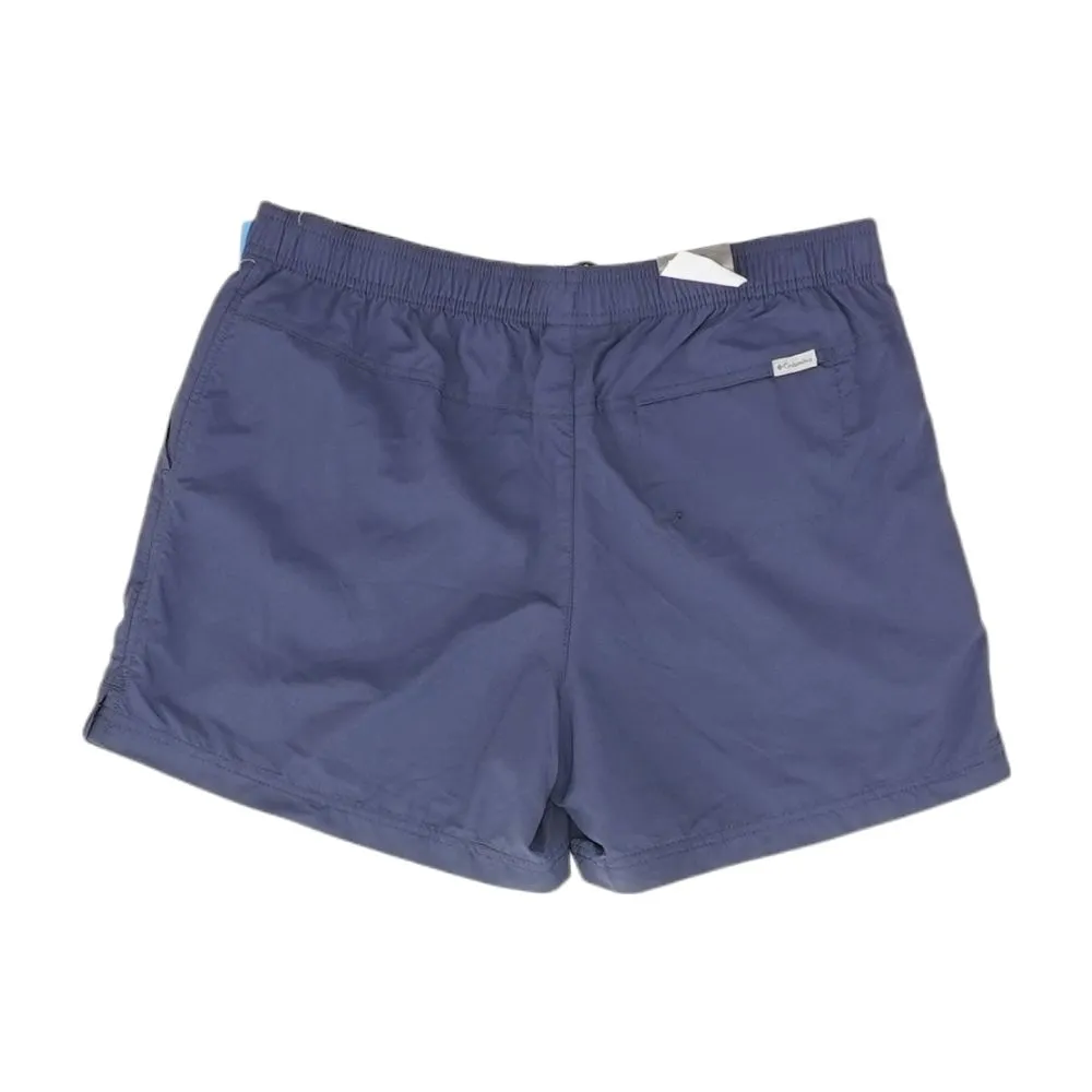 Navy Solid Active Shorts