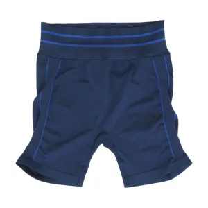 Navy Solid Active Shorts