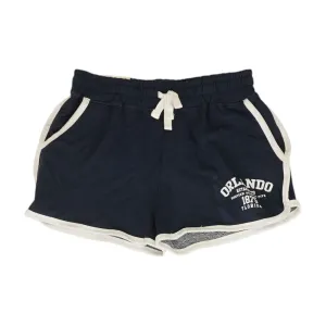 Navy Solid Active Shorts
