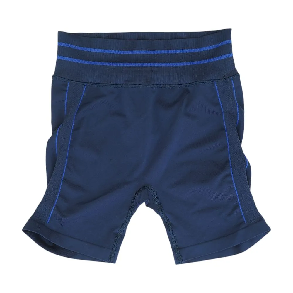 Navy Solid Active Shorts