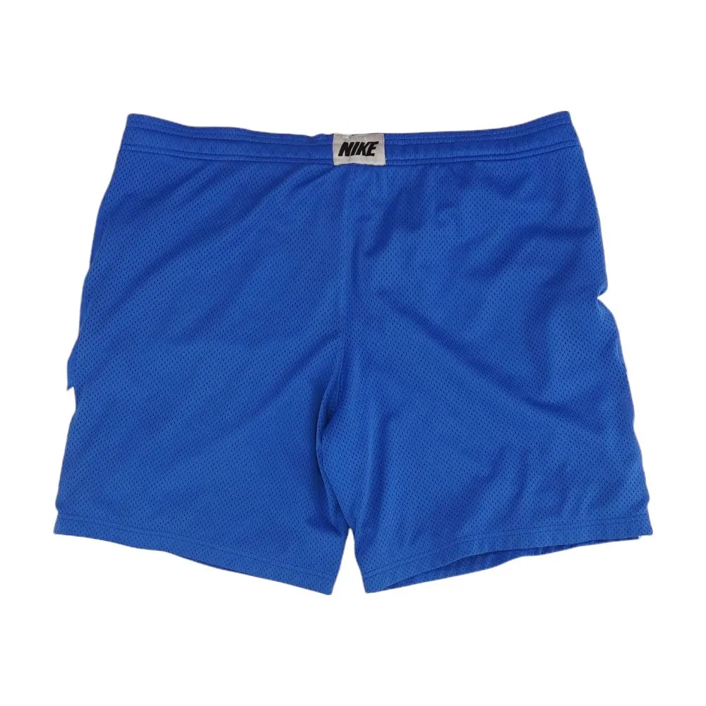 Navy Solid Active Shorts