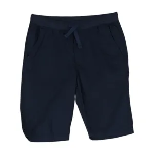 Navy Solid Active Shorts