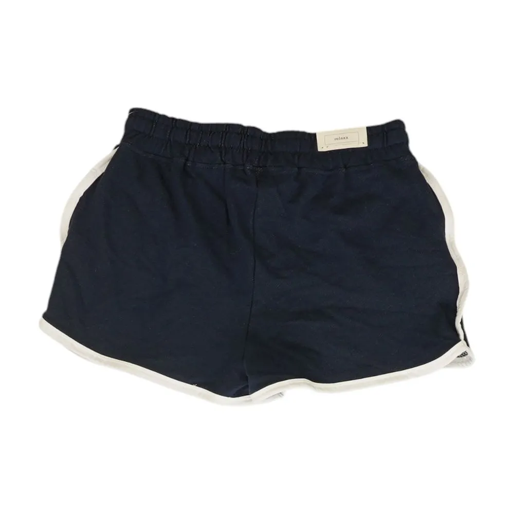 Navy Solid Active Shorts