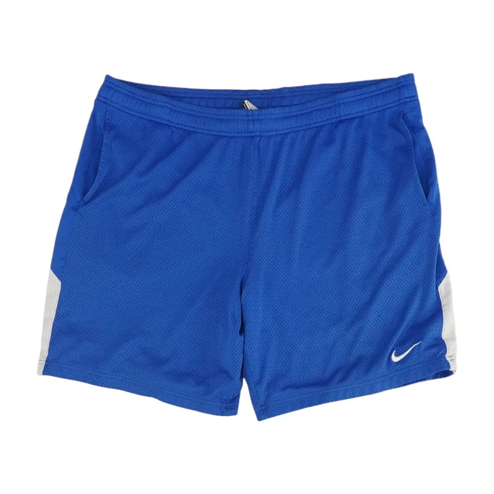 Navy Solid Active Shorts